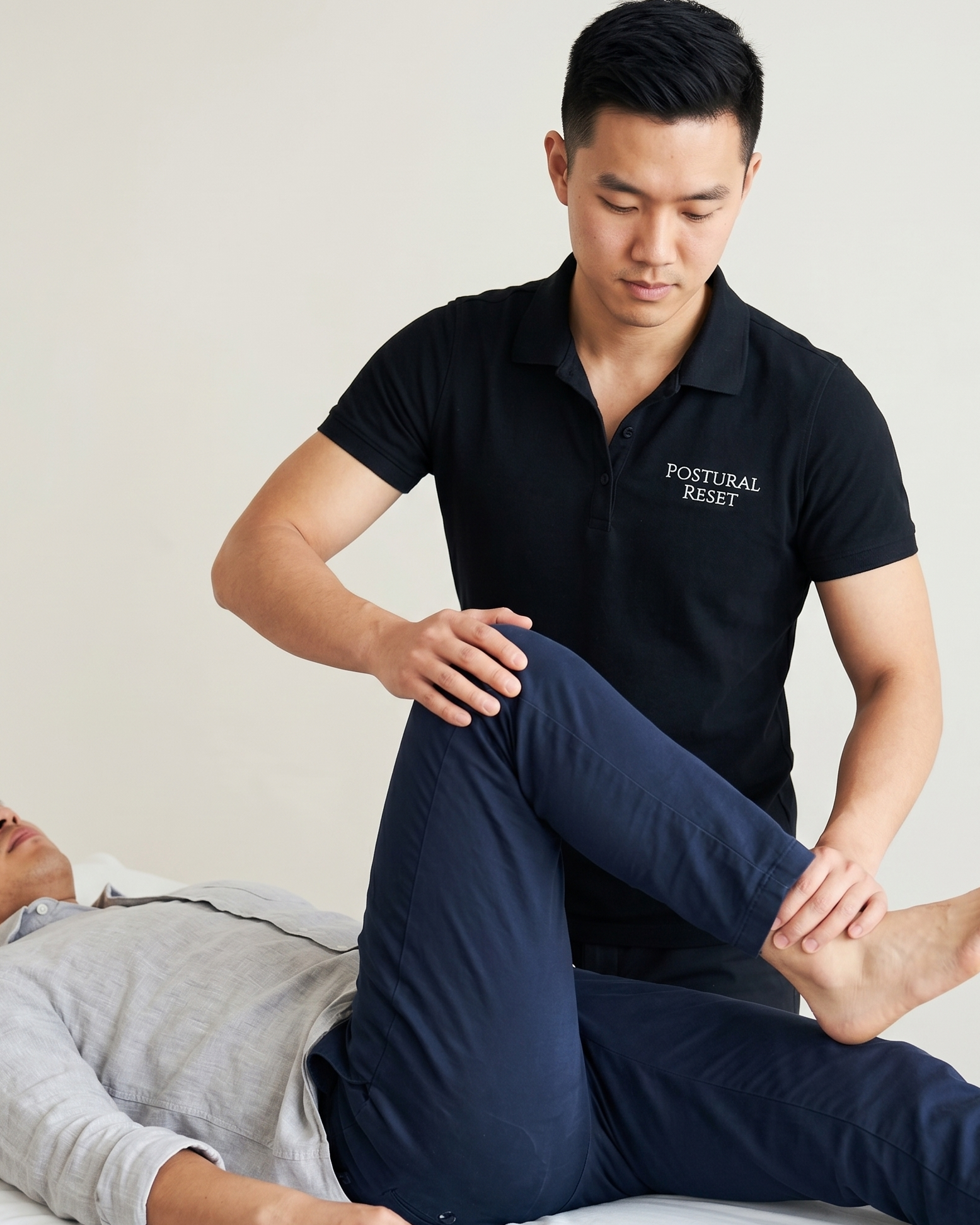 Male Asian recovery specialist